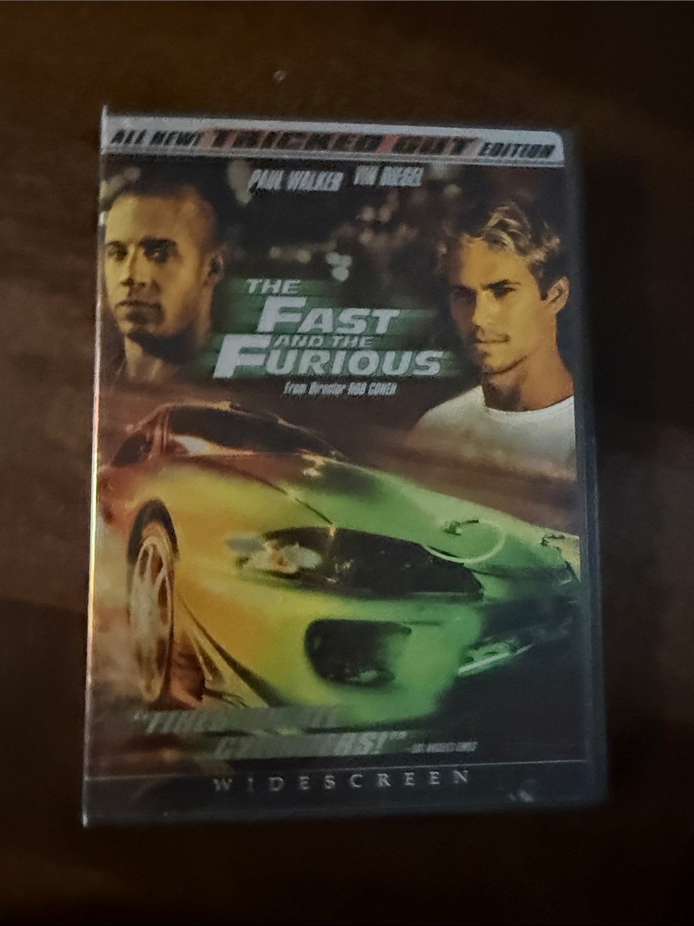 The Fast and the Furious Widescreen DVD - Green
